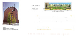 France PAP La Cathédrale D'Evry Timbre Les Jardins De Versailles - Prêts-à-poster:private Overprinting