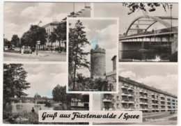 Fürstenwalde Spree - S/w Mehrbildkarte 1 - Fürstenwalde