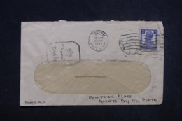 INDE - Enveloppe Commerciale De Calcutta Pour Perth En 1942 Avec Cachet De Contrôle - L 45300 - 1936-47 Roi Georges VI