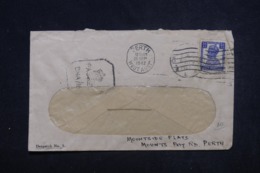 INDE - Enveloppe Commerciale De Calcutta Pour Perth En 1942 Avec Cachet De Contrôle - L 45300 - 1936-47 King George VI