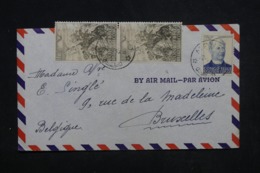 CONGO BELGE - Enveloppe Pour Bruxelles En 1949, Affranchissement Plaisant - L 45302 - Covers & Documents