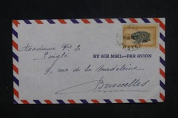 CONGO BELGE - Enveloppe Pour Bruxelles En 1948, Affranchissement Plaisant - L 45303 - Storia Postale