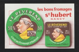 BUVARD - ST. HUBERT LE REVEREND - NANCY . Les Bons Fromages Fabriqué En Lorraine - 2 Scannes. - Produits Laitiers