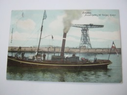 EMDEN , Schiff COLONIA, Seltene Karte Um 1908 Mit Stempel + Marke - Emden