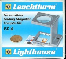 LEUCHTTURM - COMPTE-FILS FZ 6 - Gr 6x (Réf.FZ 6) - Stamp Tongs, Magnifiers And Microscopes