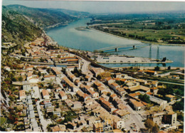 Ardèche : LE POUZIN : Vue Aérienne Générale  - C.p.s.m.- M. - Photo Vérit. Grand Format - - Le Pouzin