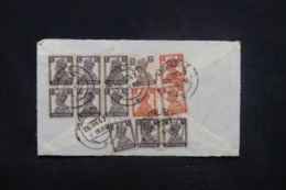 INDE - Affranchissement Plaisant De Dharaktala Au Verso D'une Enveloppe En 1947 - L 45356 - Storia Postale