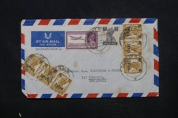 INDE - Enveloppe Commerciale De Bombay Pour La Belgique En 1947, Affranchissement Plaisant - L 45362 - Storia Postale