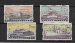 Thème Bateaux - Tchécoslovaquie - Timbres Neufs ** Sans Charnière - TB - Schiffe