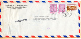 Taiwan Old Cover Mailed To USA - Cartas & Documentos