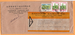 Taiwan Old Cover Mailed To USA - Storia Postale