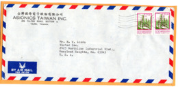 Taiwan Old Cover Mailed To USA - Lettres & Documents