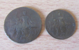 France - 2 Monnaies 5 Et 10 Centimes Dupuis - 1914 (5 Cts) Et 1898 (10 Cts) - Collections