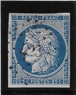 France N°4 - Oblitéré - B - 1849-1850 Cérès