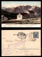 Antichi Stati Italiani - Territori Italiani D'Austria - Schlernhauser - Cartolina Panoramica Per Seis Del 31.7.04 - Andere & Zonder Classificatie