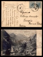 Antichi Stati Italiani - Territori Italiani D'Austria - Trauneralpe (P.ti 7) - Cartolina Panoramica Per Torreglia Del 20 - Andere & Zonder Classificatie