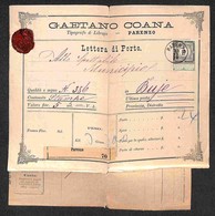 Antichi Stati Italiani - Territori Italiani D'Austria - Parenzo - Marca Fiscale Da 5 Kreuzer Su Lettera Di Porto (con Un - Sonstige & Ohne Zuordnung