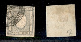 Antichi Stati Italiani - Sardegna - 1861 - 2 Cent (20b) Usato (175) - Autres & Non Classés