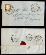 Antichi Stati Italiani - Toscana - Follonica (P.ti 3) - 10 Cent (14D - Sardegna) Su Lettera Per Cutiglione Del 13.2.62 - Other & Unclassified