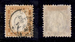 Regno - 1862 - 10 Cent (1) Usato A Livorno 25.11.62 (700) - Otros & Sin Clasificación