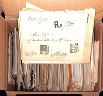 Regno - 1866/1940 - Alcune Centinaia Di Buste E Cartoline Con Affrancature Ordinarie Del Periodo (no Commemorativi) In U - Sonstige & Ohne Zuordnung