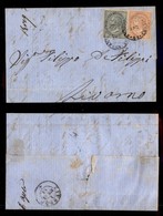 Regno - Amb. Firenze Massa N 1 - 5 Cent (L16) + 10 Cent (L17) - Lettera Per Livorno Del 1.04.64 - Other & Unclassified