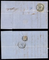 Regno - 3 Dicembre 1863 - 15 Cent De La Rue (L18) Piegato In Orizzontale - Parte Di Lettera Per Cefalù - Other & Unclassified