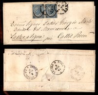 Regno - 20 Cent Su 15 (23) - Coppia Su Lettera Da Firenze A Castel Pucci Del 8.6.65 - Andere & Zonder Classificatie