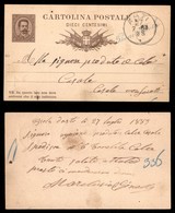 Regno - Piano D’Isola (azzurro) - Cartolina Postale Per Casale Del 27.7.83 - Other & Unclassified