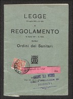Regno - 2 Cent (69) Su Giornale "LEGGE E REGOLAMENTO ORDINI SANITARI" - Brescia 31.5.12 - Sonstige & Ohne Zuordnung