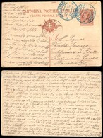 Regno - Colorno/Parma 22.8.16 (azzurro) - Cartolina Postale Da 10 Cent (C36) Per Priero - Other & Unclassified