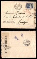 Regno - Milano Posta Estera - Coppia Del 25 Cent Michetti (83) Su Busta Da Rosazza A Zurigo Del 19.5.16 - Censure - Sonstige & Ohne Zuordnung