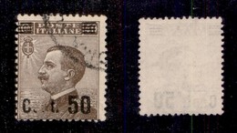 Regno - 1923 - 50 Cent Su 40 Michetti (139) Usato - Senza EN In Soprastampa - Non Catalogato - Other & Unclassified