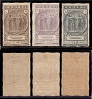 Regno - 1923 - Camicie Nere (147/149) - Serie Completa - Gomma Integra (300) - Other & Unclassified