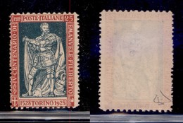 Regno - 1928 - 25 Cent Filiberto (227b) - Dentellato 11x13 1/2 - Senza Gomma - Diena (900) - Other & Unclassified