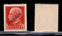 Regno - 75 Cent Imperiale (252) - Gomma Originale - Andere & Zonder Classificatie