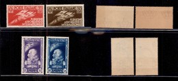 Regno - 1935 - Salone Aeronautico (384/387) - Serie Completa - Gomma Integra - Leggere Bande Brune Da Classificatore (15 - Sonstige & Ohne Zuordnung