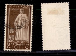 Regno - 1937 - 2,75 Lire + 2 Lire Uomini Illustri (435) - Usato - Sonstige & Ohne Zuordnung