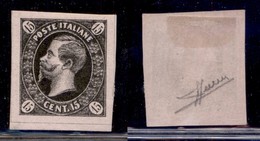 Regno - Saggi - 1863 - Ronchi - 15 Cent (15) - Carta Rosa - Gomma Originale - Sorani - Sonstige & Ohne Zuordnung