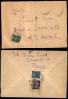 Luogotenenza - Posta Ordinaria - Busta Da Ferrara Per La Feldpost A Monaco Del 3.1.45 Tassata Fronte Retro - Other & Unclassified