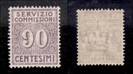 Regno - Servizio Commissioni - 1913 - 90 Cent (3) - Ottimamente Centrato - Invisibile Traccia Di Linguella (330) - Andere & Zonder Classificatie