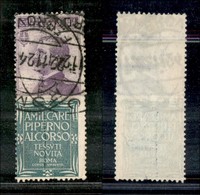 Regno - Francobolli Pubblicitari - 1924/1925 - 50 Cent Piperno (13) - Dentellatura Non Perfetta - Usato (550) - Other & Unclassified