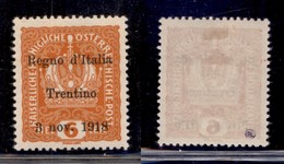Occupazioni I Guerra Mondiale - Trentino-Alto Adige - 1918 - 6 Heller (3) - Gomma Originale (160) - Sonstige & Ohne Zuordnung