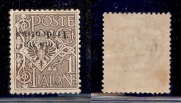Occupazioni I Guerra Mondiale - Trentino-Alto Adige - 1918 - 1 Cent (19aa) - Soprastampa Capovolta - Gomma Originale (30 - Other & Unclassified