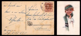 Occupazioni I Guerra Mondiale - Venezia Giulia - 15 Heller (6) Su Cartolina Da Trieste A Roma Del 2.12.18 - Other & Unclassified