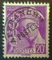 FRANCE 1922/47 - MLH - YT 78 - Préoblitéré 20c - 1893-1947