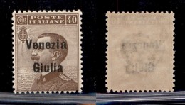 Occupazioni I Guerra Mondiale - Venezia Giulia - 1918 - 40 Cent (25) - Gomma Integra (200) - Other & Unclassified