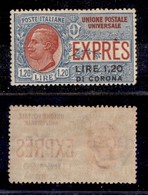 Occupazioni I Guerra Mondiale - Dalmazia - Espressi - 1922 - Non Emesso - 1,20 Lire Espresso (2) - Gomma Originale - Ott - Other & Unclassified
