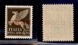 Occupazioni II Guerra Mondiale - Isole Jonie - Posta Aerea - 1941 - 50 Cent (1aa) Con Soprastampa SOLE - Gomma Integra ( - Autres & Non Classés