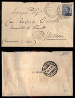 Uffici Postali All'Estero - Levante - Costantinopoli - 1 Piastra Su 25 Cent (23) - Busta Per Spezia Del 29.12.10 - Autres & Non Classés